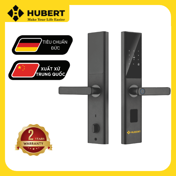 KHÓA CỬA GỖ HUBERT HB CG22 BLACK