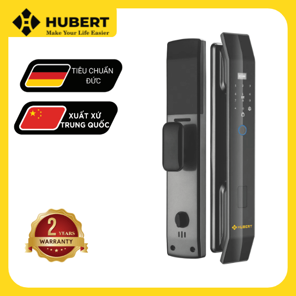 KHÓA CỬA GỖ HUBERT HB CG25 BLACK