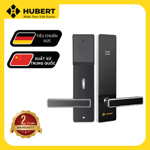 Khóa Cửa Khách Sạn HUBERT HB KSCG82 SILVER