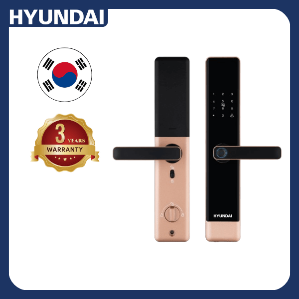 Khóa Cửa Gỗ HYUNDAI HY-SL007 ROSE GOLD
