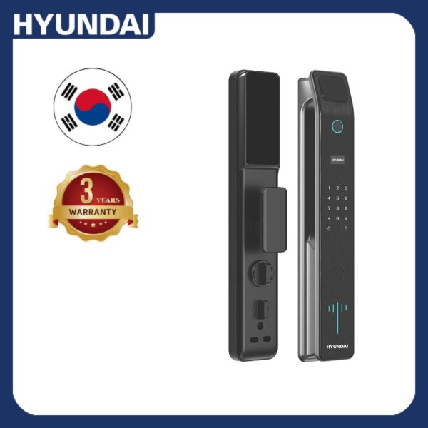 Khóa Cửa Gỗ HYUNDAI HY-SLA808 BLACK